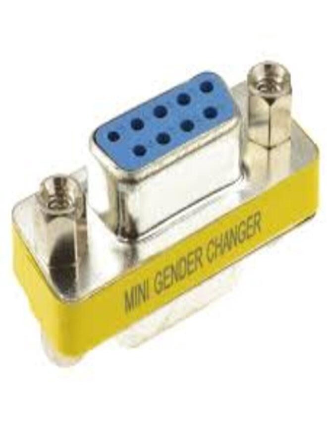 Generic Generic DB9 Female to DB9 Female Slimline Adapter Gender Changer (Coupler) DB9 Mini Adapter  - Image 2