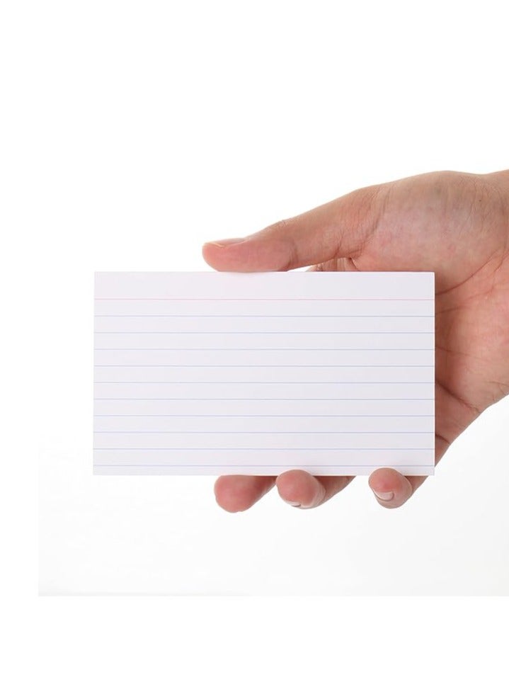 Terabyte Index Cards, 100 Sheets Ruled Index Cards, Flash Cards for Studying, Index Cards, Note Cards, Lined Index Flashcards for Office and School Supplies, 4"x6" Ruled - Image 3