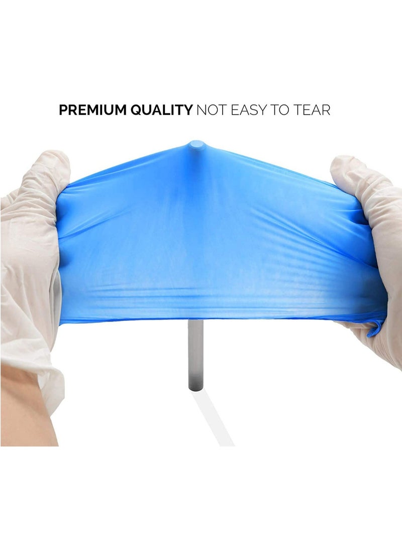 Powder Free Vinyl Disposable Blue Gloves 100 Pcs - Image 3