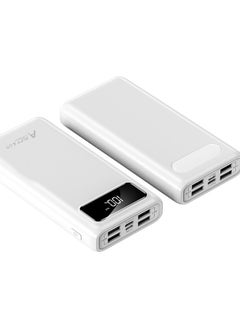 ALFY & CO 20000 mAh Power Bank Portable Charger USB Type C Battery Pack 22.5W Fast Charging Compatible with iPhone 16 15 14 13 Pro Max Samsung Galaxy Z Fold 6 S24 S23 S22 S21 Ultra Apple Watch Airpods iPad white  - Image 3