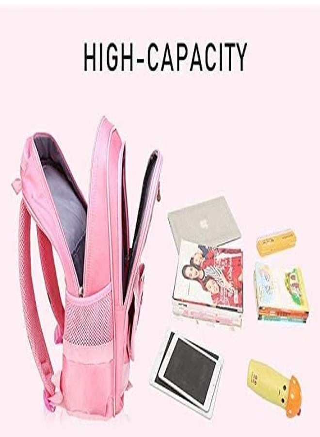 EMPEROR®Backpack for Girls, Kids Backpacks School Bag for girl| Bookbags Cute Travel Daypack| bow bagpack baby (pink) - Image 3