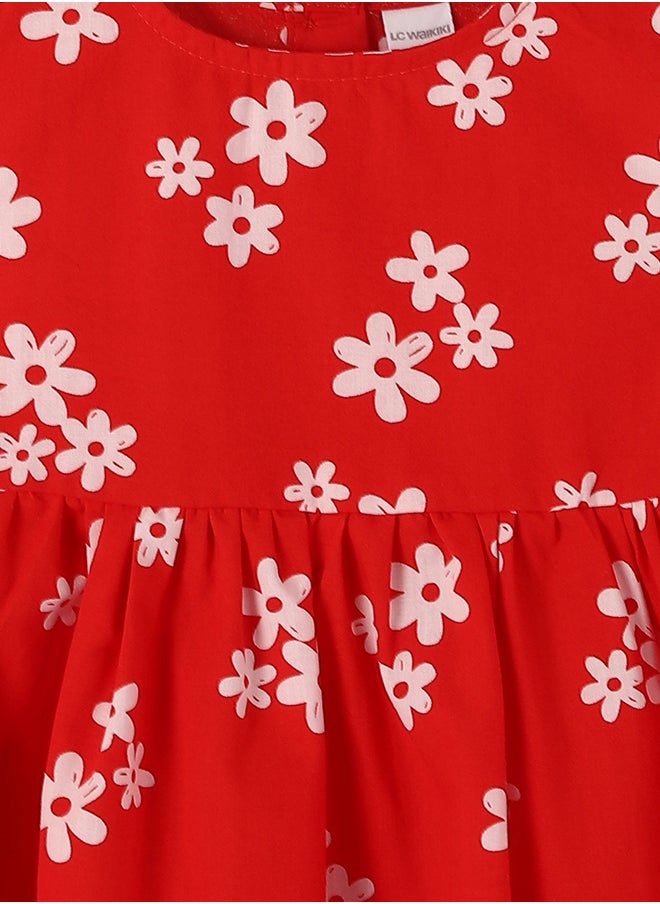 LC WAIKIKI - Crew Neck Floral Girl's Dress - Image 1