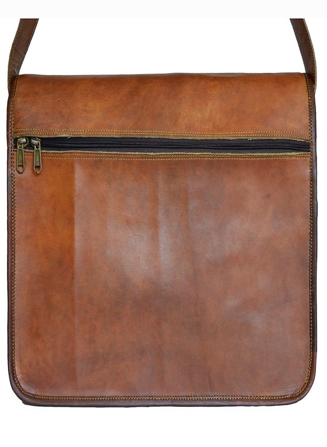 Madosh, Men's Crossbody Bag Genuine Leather Shoulder Office Laptop Bag Vintage Travel Messenger Sling Handbag - Image 5