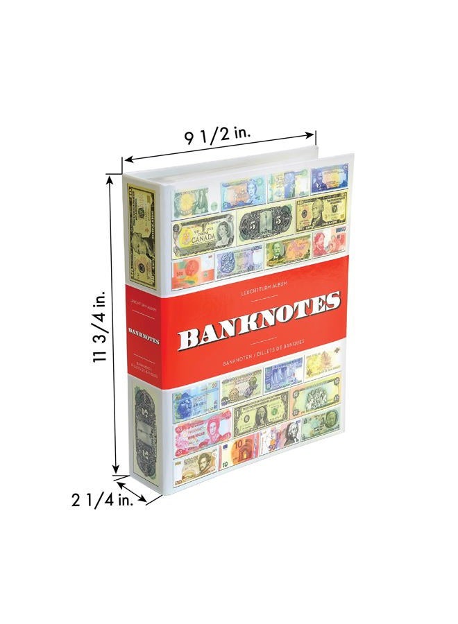 Leuchtturm Lighthouse Album for 300 banknotes with 100 Bound Sheets - Image 4