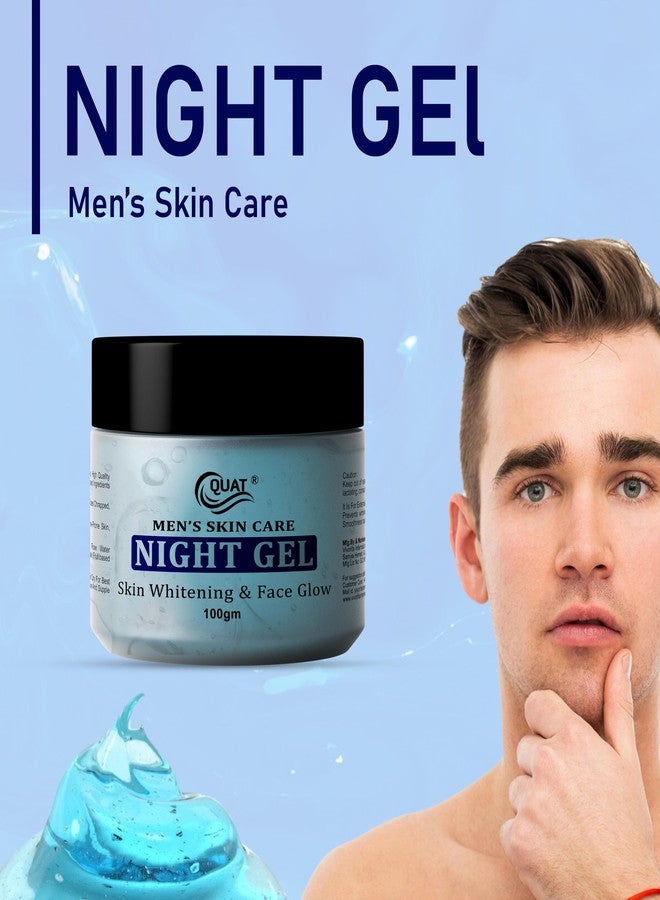 Quat Men Night Gel for Natural Glowing Skin for Men (100ml) - Image 2