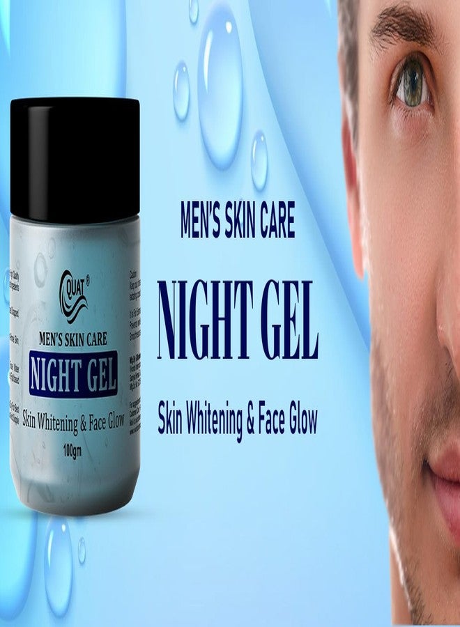Quat Men Night Gel for Natural Glowing Skin for Men (100ml) - Image 4
