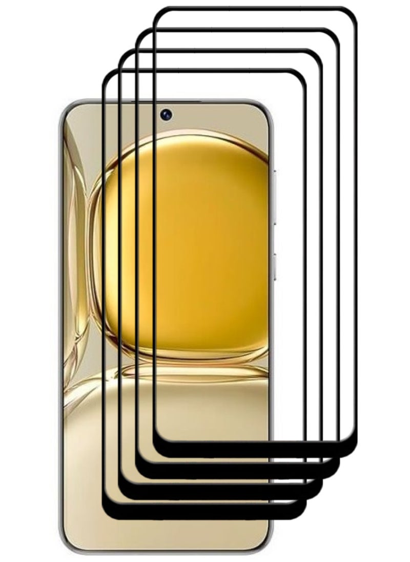 ACLIX 4 Pieces Antistatic ESD Dustproof Premium Quality High Definition Tempered Glass Screen Protector Designed For Huawei P50 - Image 1