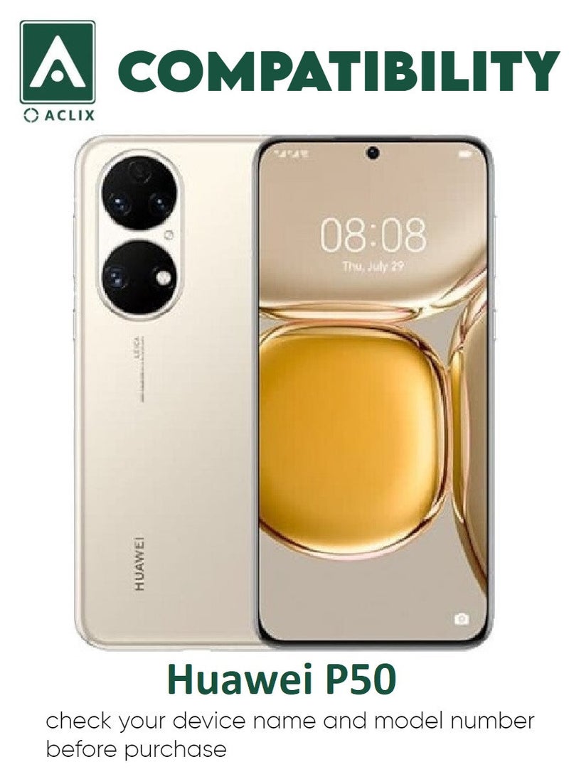 ACLIX 4 Pieces Antistatic ESD Dustproof Premium Quality High Definition Tempered Glass Screen Protector Designed For Huawei P50 - Image 3