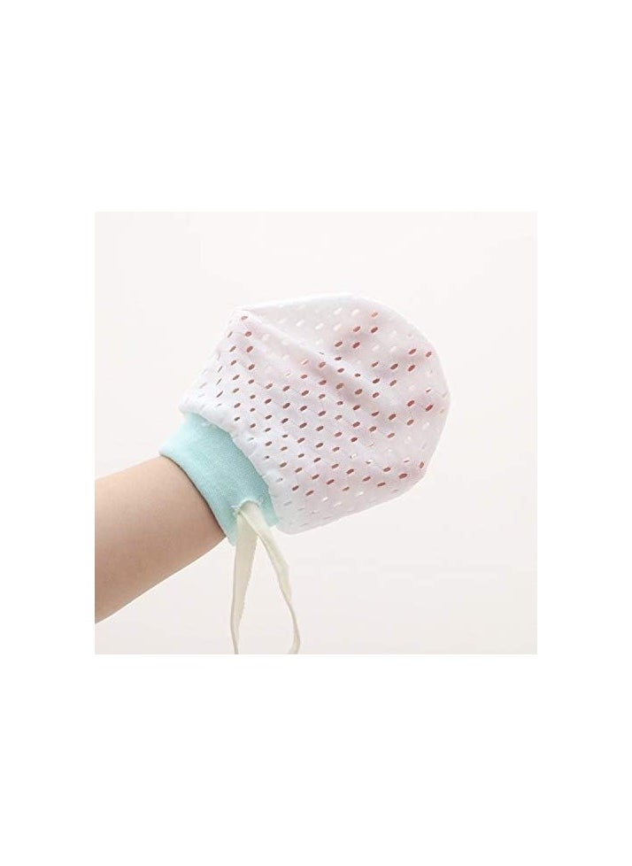 Sybil's 3pcs Infant Baby Gift Set Cute 1 Swaddle Blanket 1 Baby Mittens and 1 Baby Bib Ideal for Newborn  - Image 4