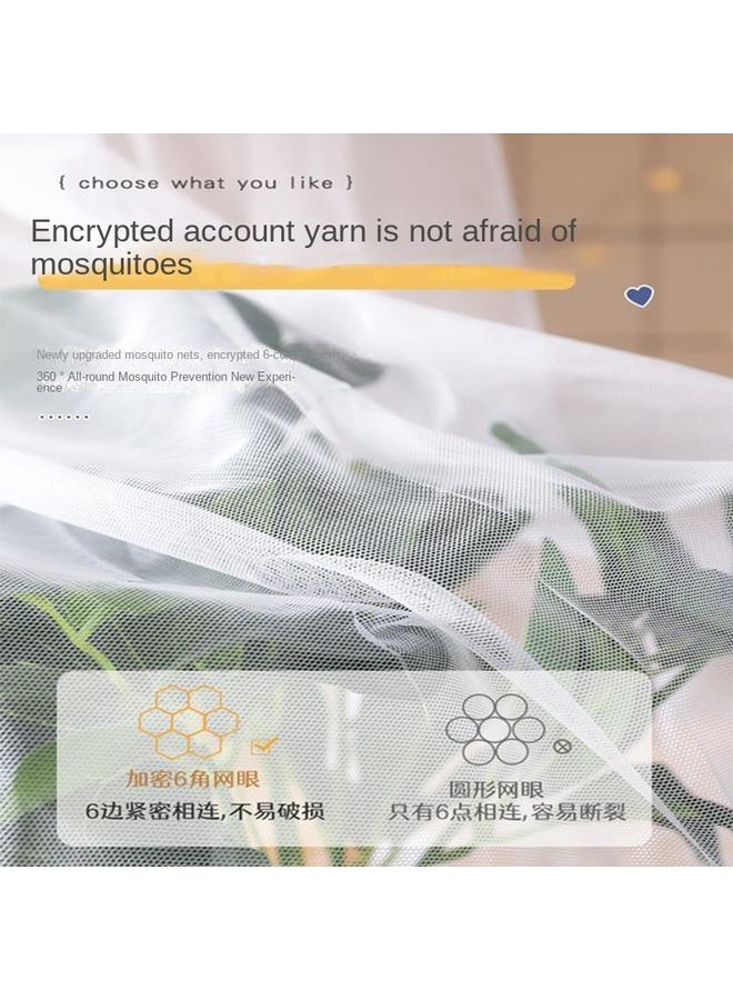 Bluejw Zippered Shading Bed Curtain Mosquito Net Integrated Upper And Lower Sleeping Cartoon Curtain For Dormitory Student Dormitory - Image 4