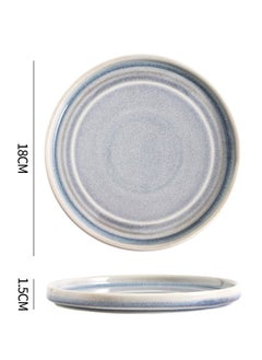 Shuer 4-Piece Safety Silicon Glaze Ceramic Dinnerware Sets 8 Inch  - Image 5