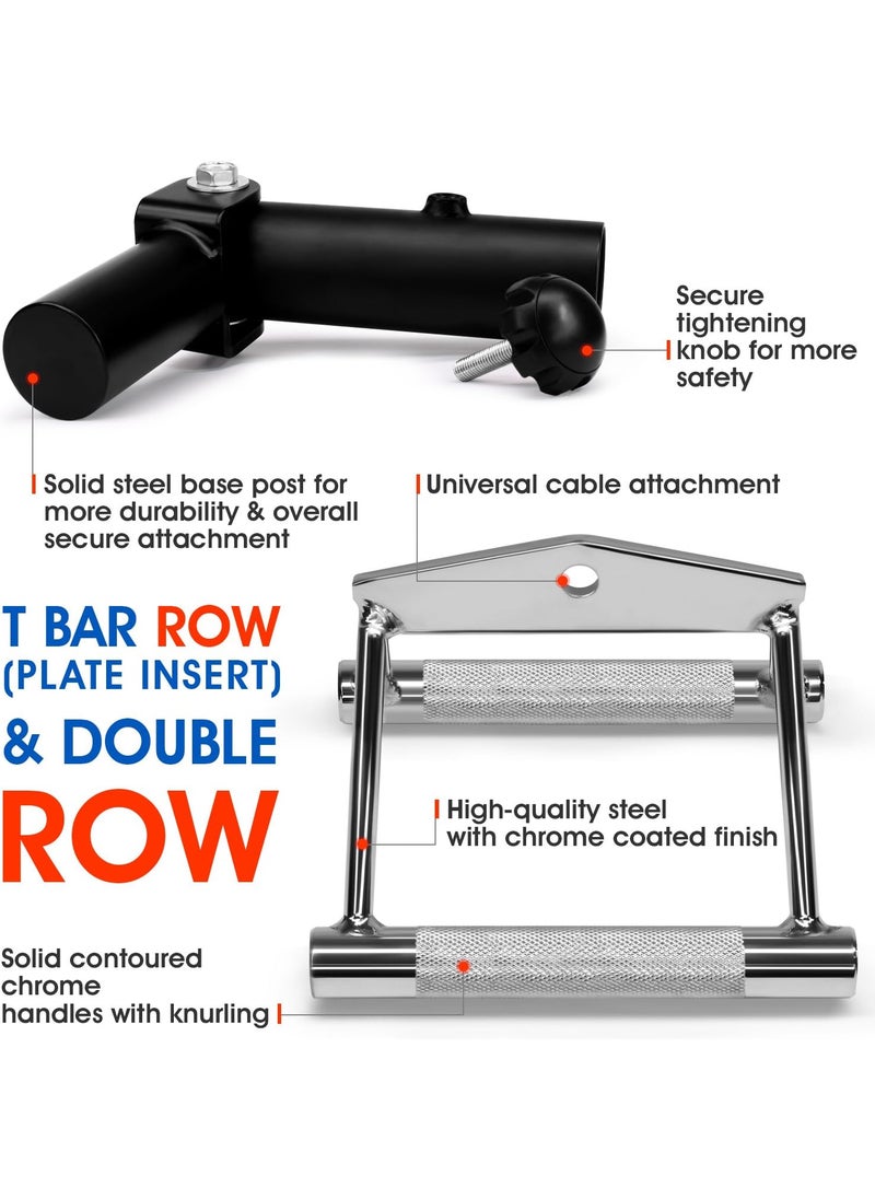 Yes4All Yes4All T Bar Row Insert Landmine Attachment for 12 Inch Olympic Barbell Bars Landmine Handles Workout Home Gym Equipment  - Image 3