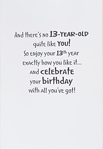 Greeting Card There's No 13 Year Old Quite Like You - Happy 13th Birthday Thirteen - Image 2