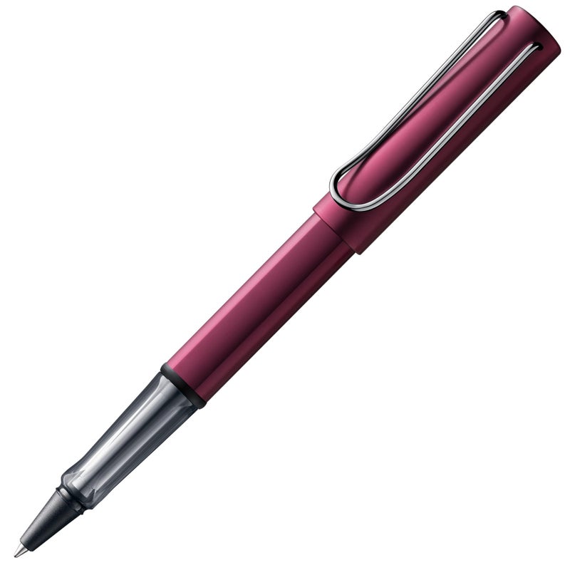Lamy ALstar black purple Rollerball Pen pen with transparent ergonomic grip line width M lightweight aluminum body including rollerball refill M 63 in black - Image 2