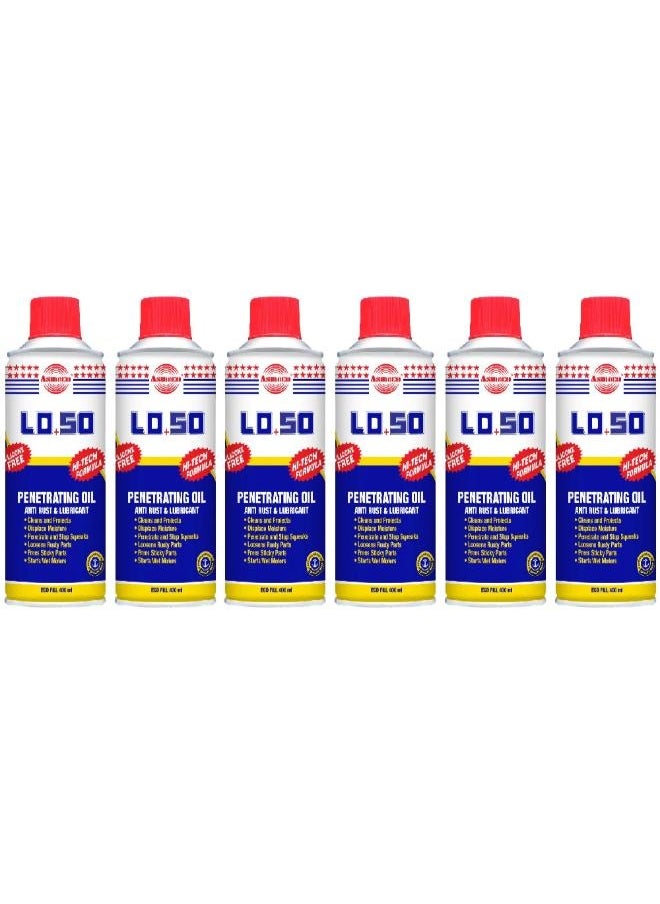 Asmaco Asmaco Rust Remover & Penetrating Oil - 400 Ml - Set of 06 