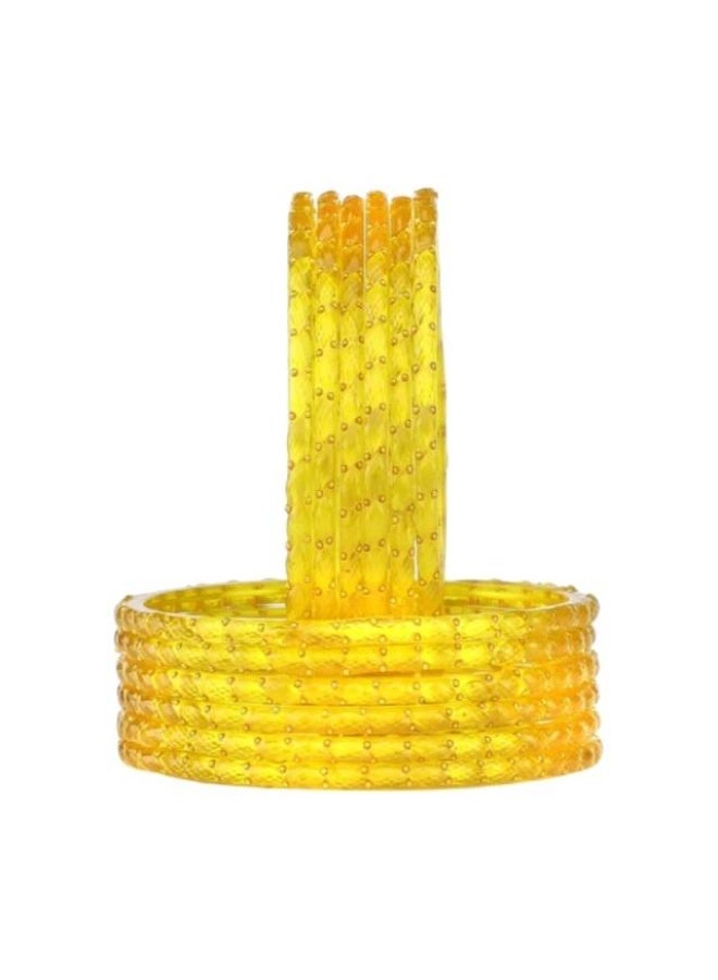 Bangles, Yellow -Size 2.6, India