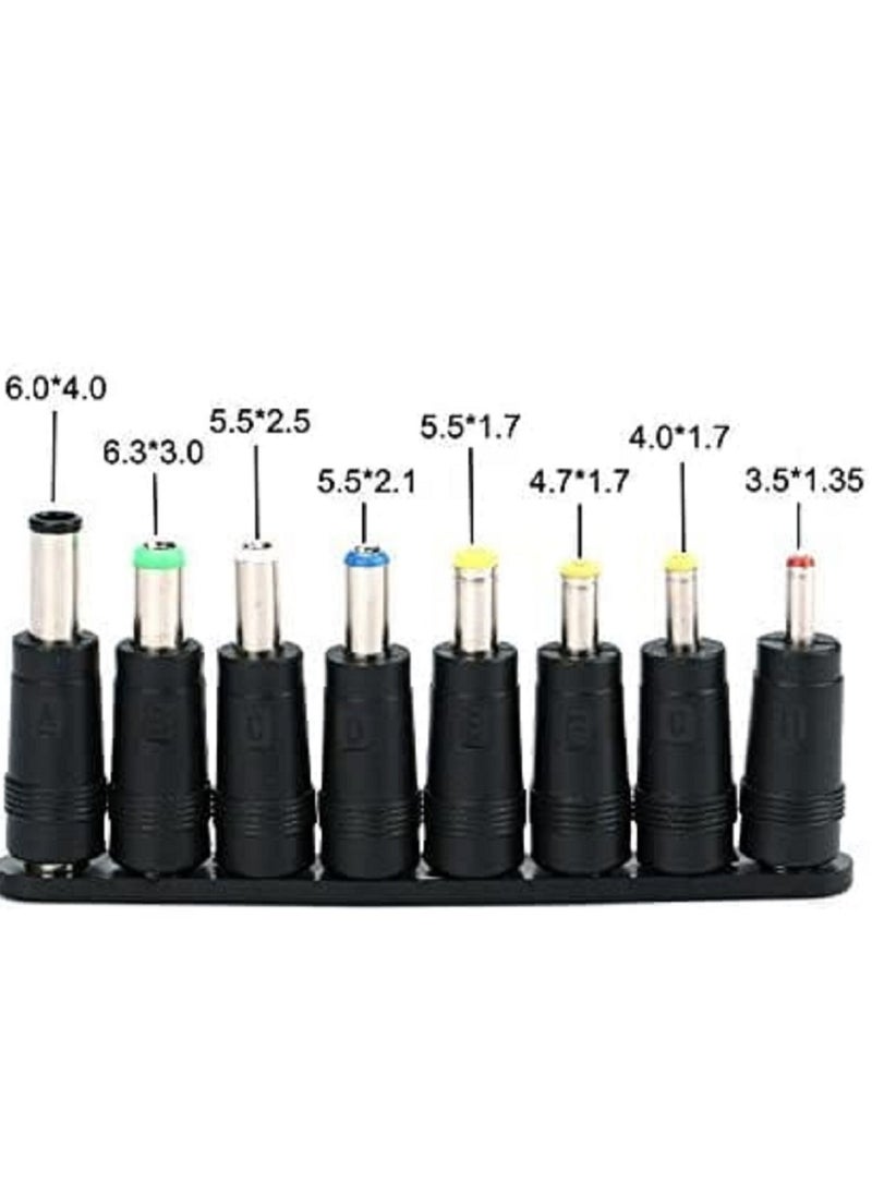 althiqahkey - 8 Pack 5.5Mm X 2.1Mm Female Dc Ac Power Supply Plug Jack Adapter Connector To 8 Male Dc 6.0X1.4Mm 6.3X3.0Mm 5.5X2.5Mm 5.5X1.7 Tips - Image 1