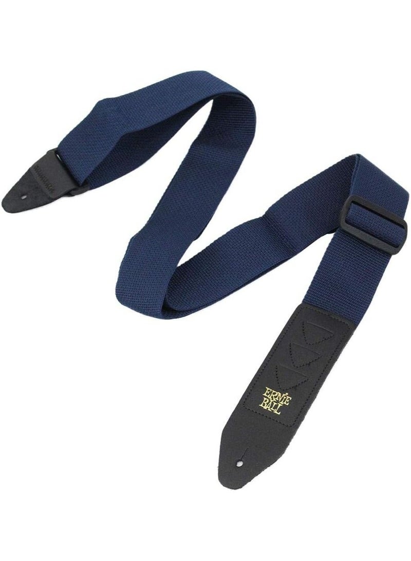 Ernie Ball P04236 Pickholder Polypro Guitar Strap – Navy - Image 3