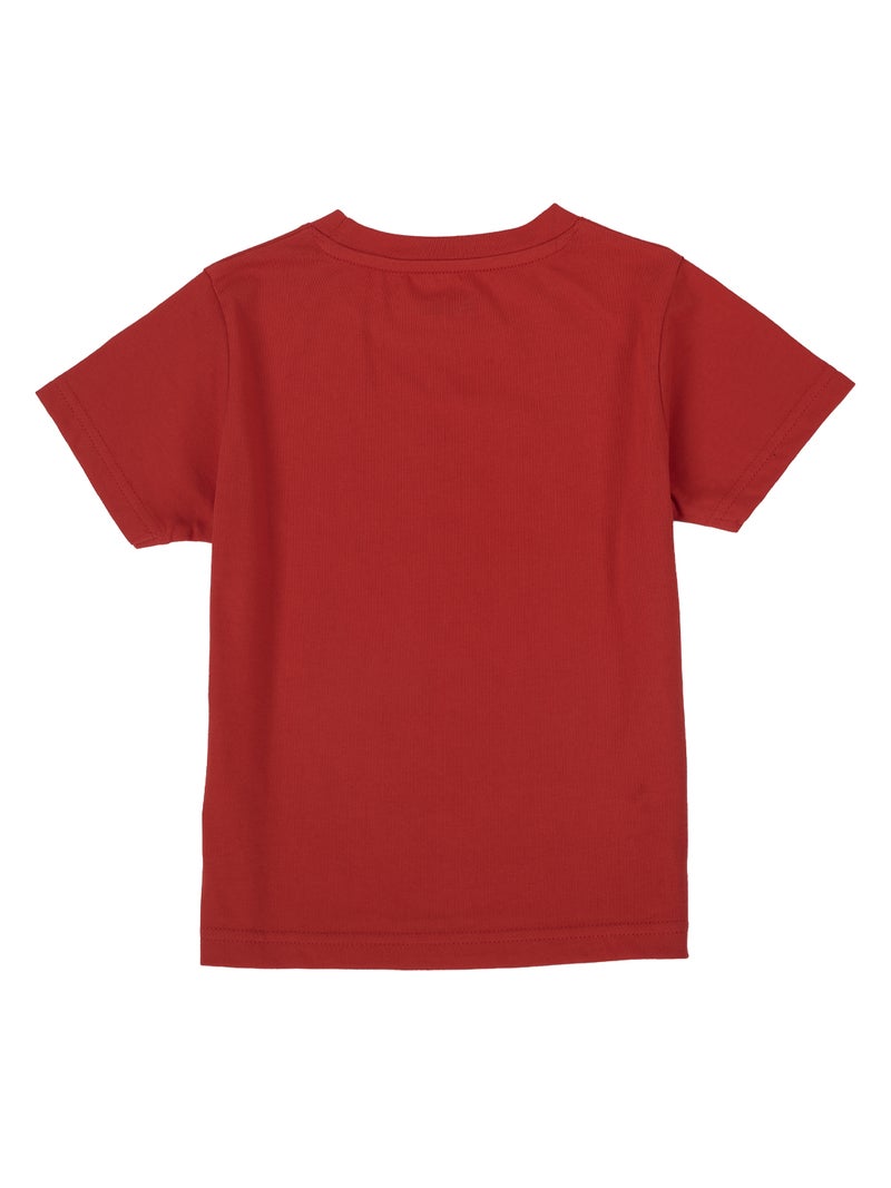 Pranava Hug Me Crab Print T-Shirt for Boys - Red - Image 2