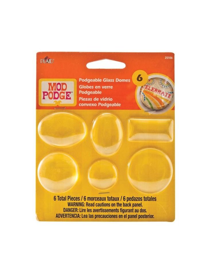 Mod Podge Podgeable Glass Domes 6 Pieces - Image 2