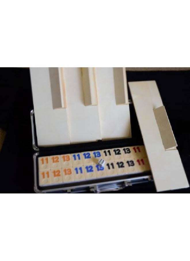 CHH Deluxe Rummy With Wooden Racks In Aluminum Case  - Image 4