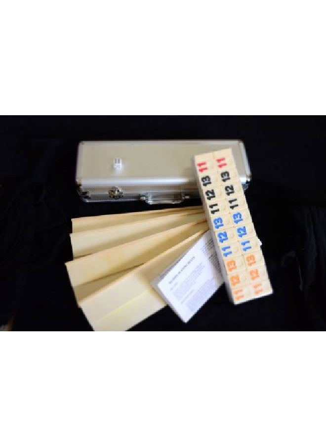 CHH Deluxe Rummy With Wooden Racks In Aluminum Case  - Image 2