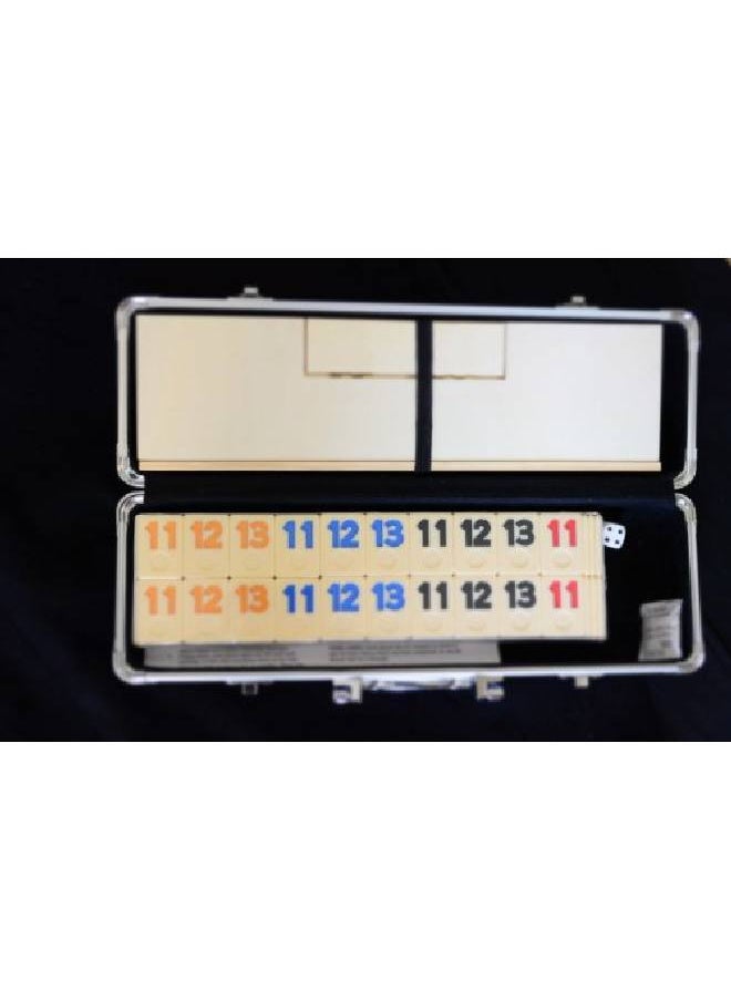 CHH Deluxe Rummy With Wooden Racks In Aluminum Case  - Image 3