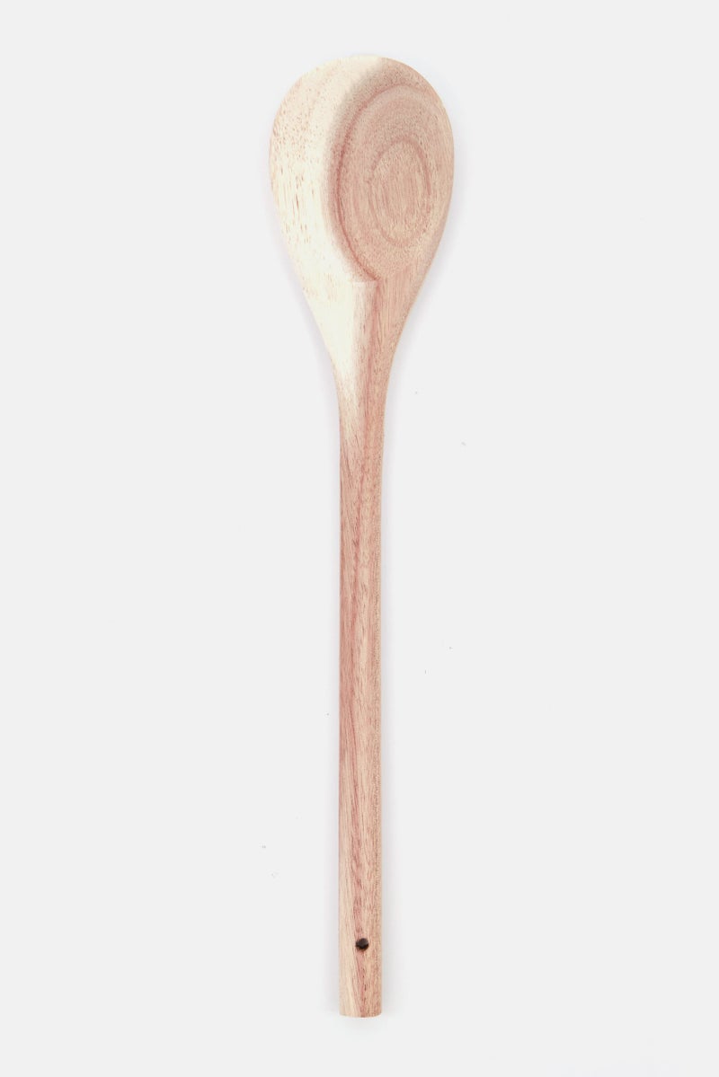 FACKELMANN Acacia Slim Wooden Spoon, Light Brown - Image 1