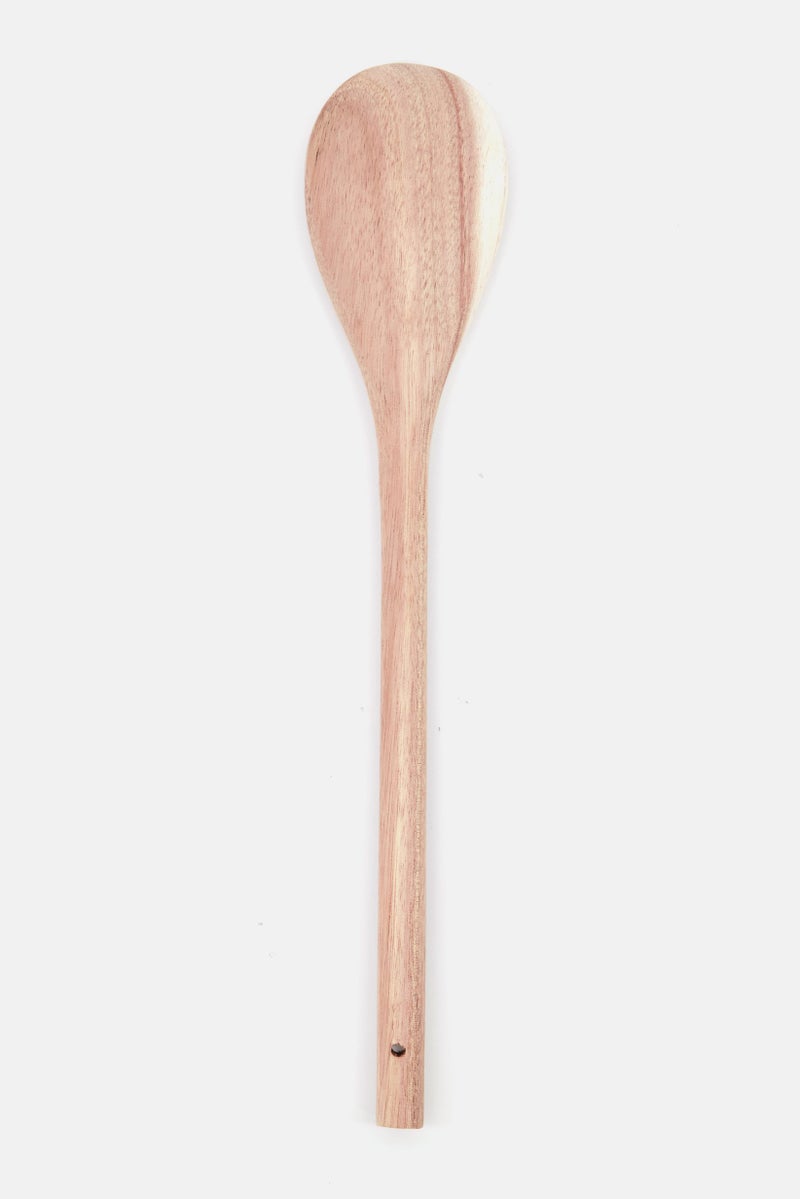 FACKELMANN Acacia Slim Wooden Spoon, Light Brown - Image 2
