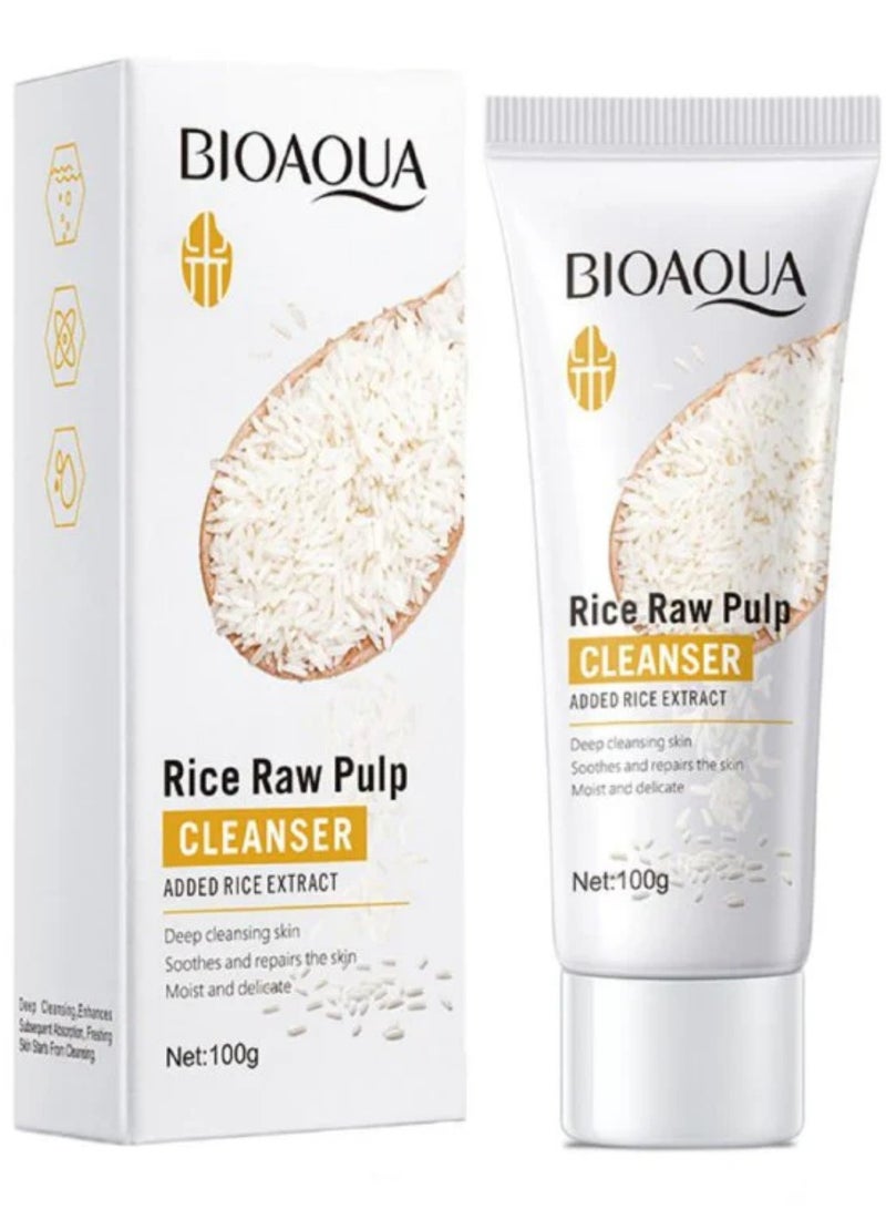 بيو أكوا منظف لب الأرز الخام 100 ج - Image 1