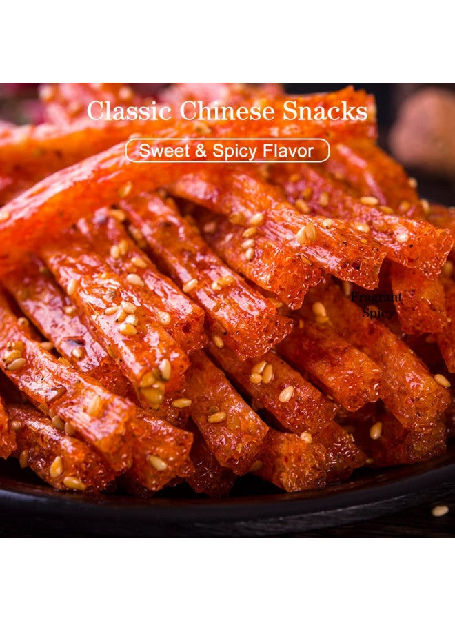 JTEDZI JTEDZI Latiao Spicy Strips 5 Packs Latiao Spicy Gluten Classic Chinese Special Snack Food, Vegan, , , 68g/2.39 Ounces per Pack (Pack of 5)  - Image 3