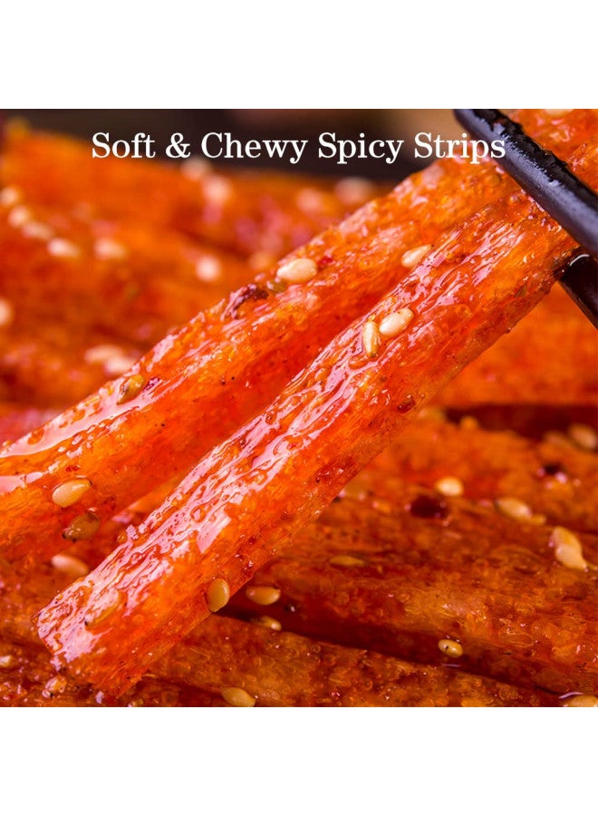 JTEDZI JTEDZI Latiao Spicy Strips 5 Packs Latiao Spicy Gluten Classic Chinese Special Snack Food, Vegan, , , 68g/2.39 Ounces per Pack (Pack of 5)  - Image 4
