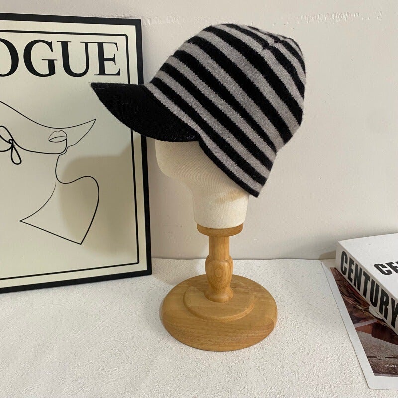 Denim Beret Women Autumn Vintage  Painter Oversized Hat Cotton - Image 4
