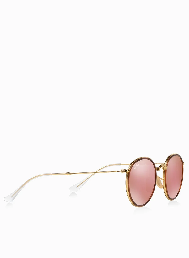 Ray-Ban Round Folding Flash Lenses