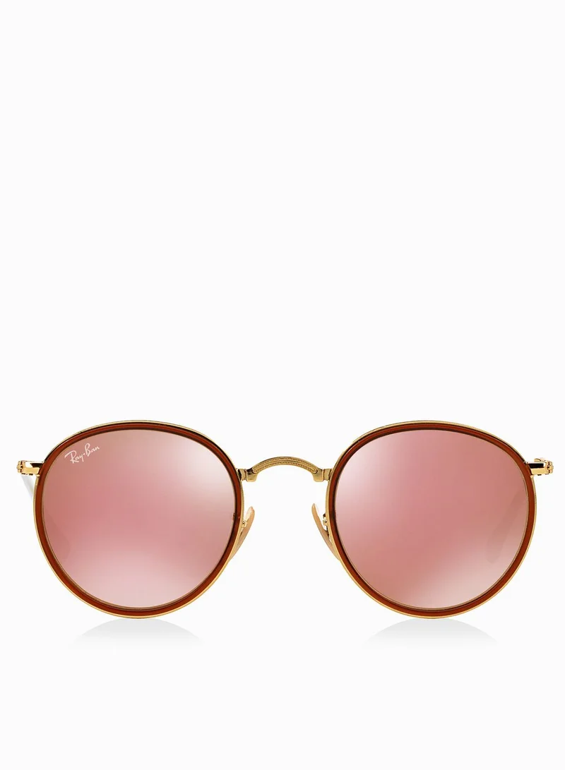 Ray-Ban Round Folding Flash Lenses