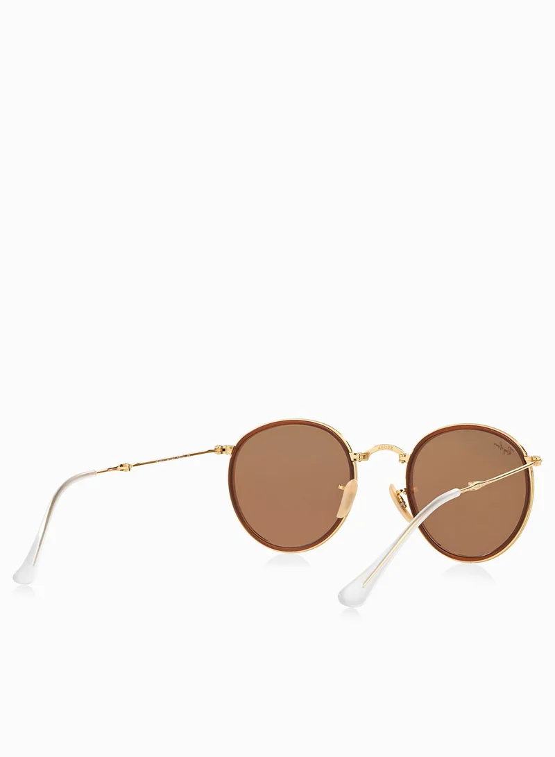 Ray-Ban Round Folding Flash Lenses