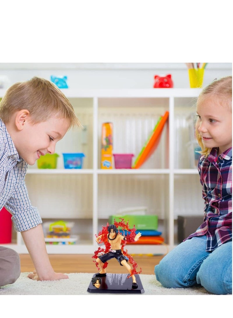 One Piece Portgas D. Ace Figure from One Piece Anime – Realistic Action Figure with Fiery Flame Effects – High-Quality Decorative Statue for Anime Fans – Perfect Gift for One Piece Collectors and Figure Enthusiasts - Image 5