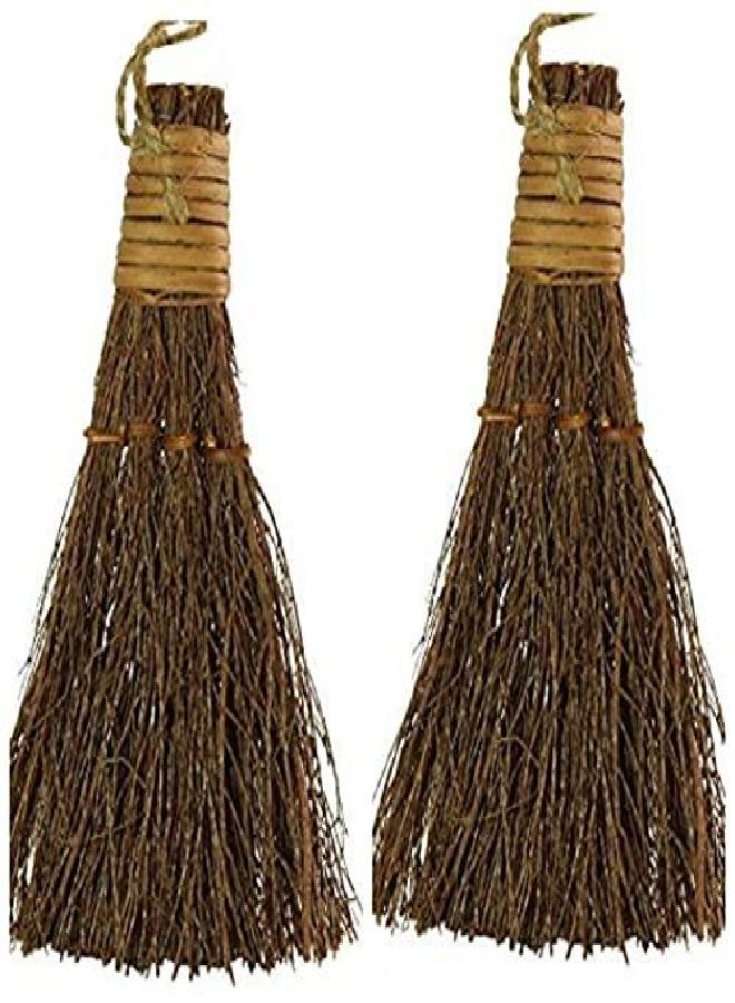 OTG Cinnamon Scented Mini 6In Broom (Holiday, Fall, Autumn, Halloween, Christmas) 2pk, 2 Count (Pack of 1) - Image 1