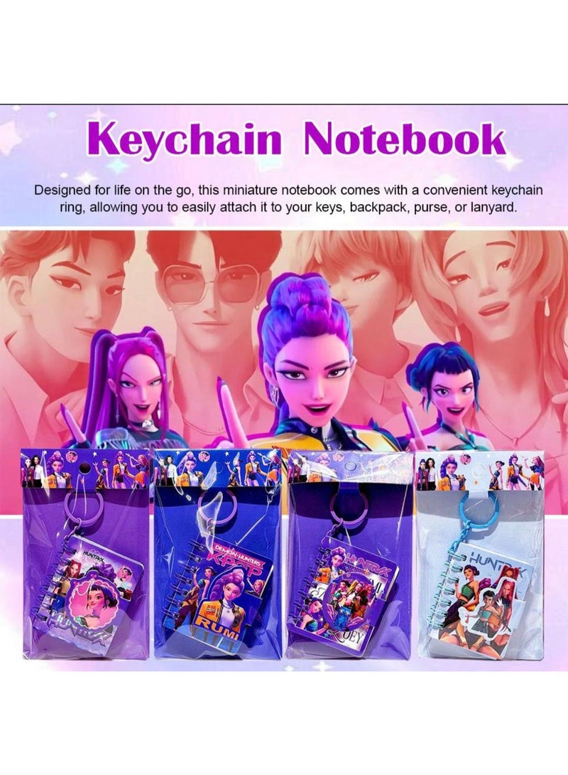 6PCs KPOP Demon Hunter دفاتر مفاتيح للأطفال، مثالية لحقائب الهدايا والهدايا - Image 4
