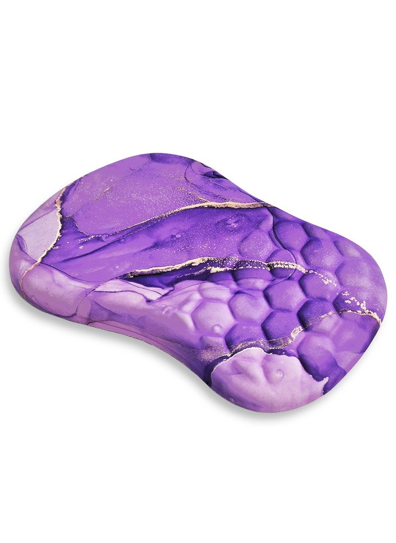 Mini Hand Mouse Pad With Gel Wrist Support Band , Cute Design HD Print Pattern Desk Mat, Extended Mouse Pad and Keyboard Mouse Pads, Waterproof Fabric Surface Mouse Pads for Office, Anti-Slip Rubber Base