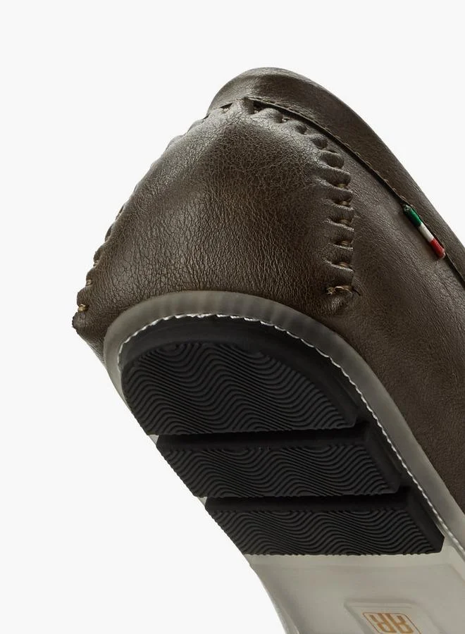 Renzo Ruganni BROWN Men Slip-On Loafers for Men | Best Price UAE