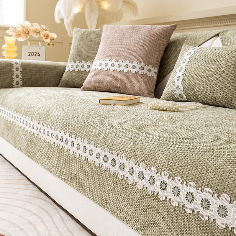 Light Luxury And High-End Sofa Cushion, Universal For All Seasons, New 2025 Cushion, Leather Sofa Special Cover, Cloth Cushion - Image 1