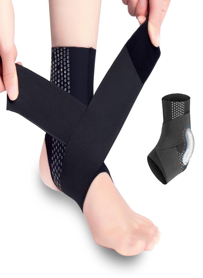 meeggrace Upgraded Ankle Brace, Ankle Sprain, Tendonitis and Arthritis Foot Brace, Adjustable Breathable Compression Ankle Brace, Ankle Support Stabilizer Wrap (Men's 5-7/Women's 6-8) - Image 1