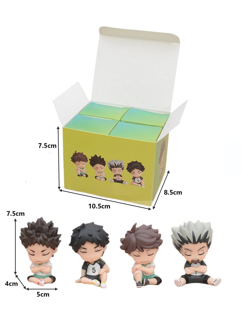 Four Types Of Volleyball Boy Anime Models Sleeping On Shoulders(3rd generation)