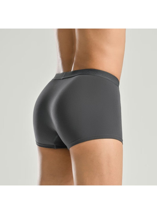 Skechers Official 7a Antibacterial Pure Cotton Underwear For Men, Comfortable Breathable Boxer Briefs, Men's Sports Sweat-absorbing Shorts, Gift Box - Image 2
