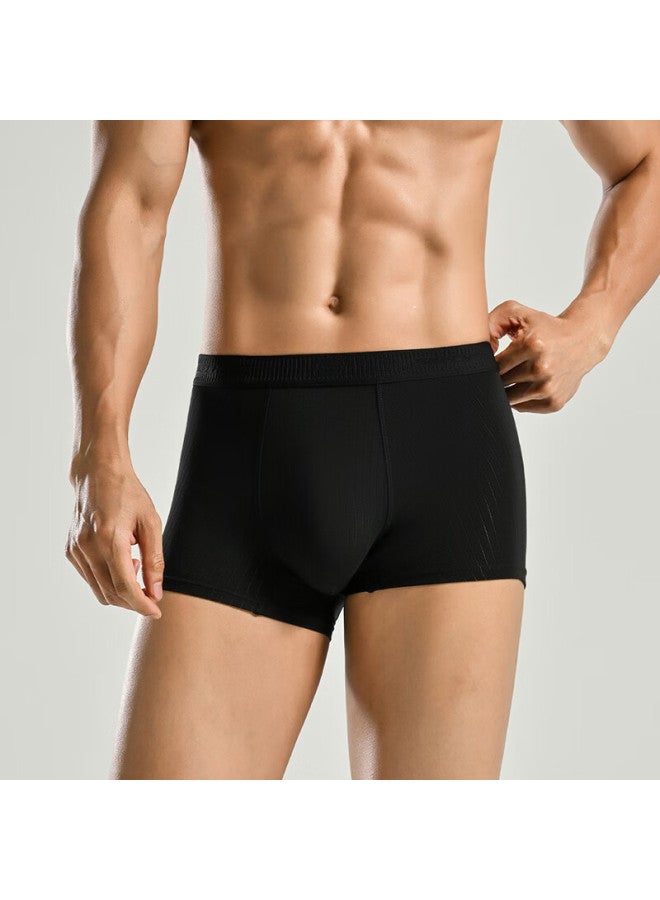 Skechers Official 7a Antibacterial Pure Cotton Underwear For Men, Comfortable Breathable Boxer Briefs, Men's Sports Sweat-absorbing Shorts, Gift Box - Image 1