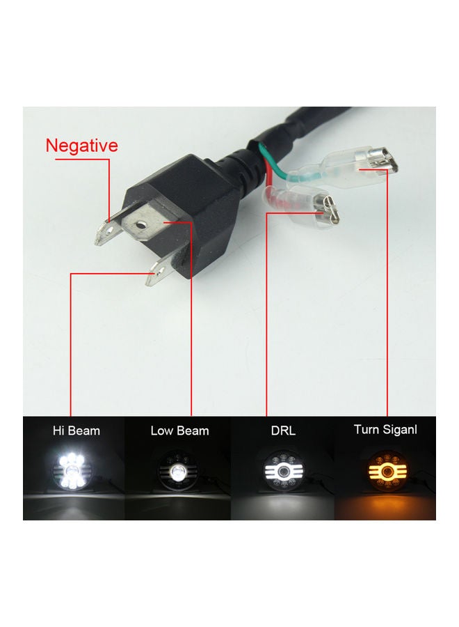 Loquat 1-Piece Round LED Projector Headlight - Image 3
