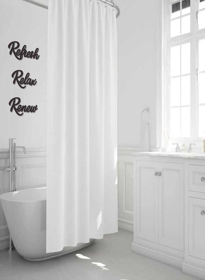 KOYILTD 3 Pieces Bathroom Decor Black Wooden Bath Room Sign Bathroom Wall Art Farmhouse Relax Renew Refresh Sign (black) - Image 4