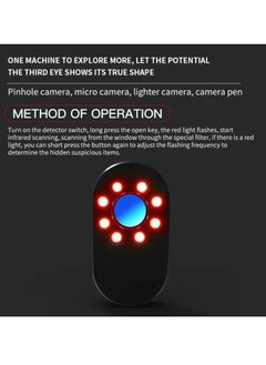 NIBEMINENT Small Hidden Camera Detectors Camera Detector Spy Camera Finder, Mini Detector for Hotels, Office, Bathroom, Surveillance Camera Detector Convenient to Carry  - Image 5