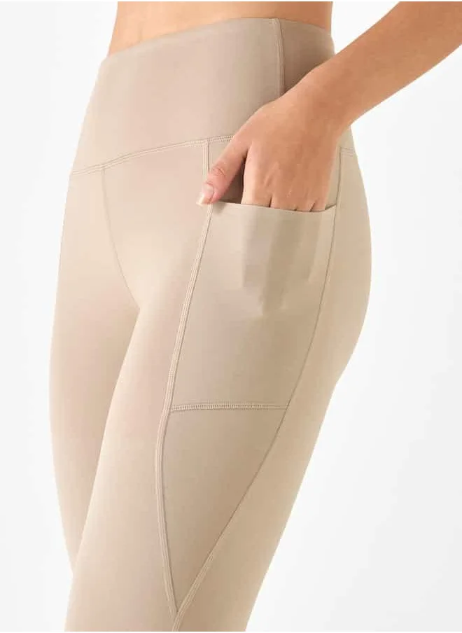 ADOT Elasticated Waist Leggings with Pockets
